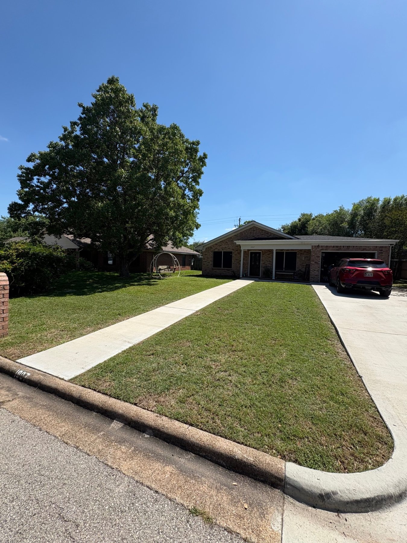 Front Yard Enhancement in Brazos Valley